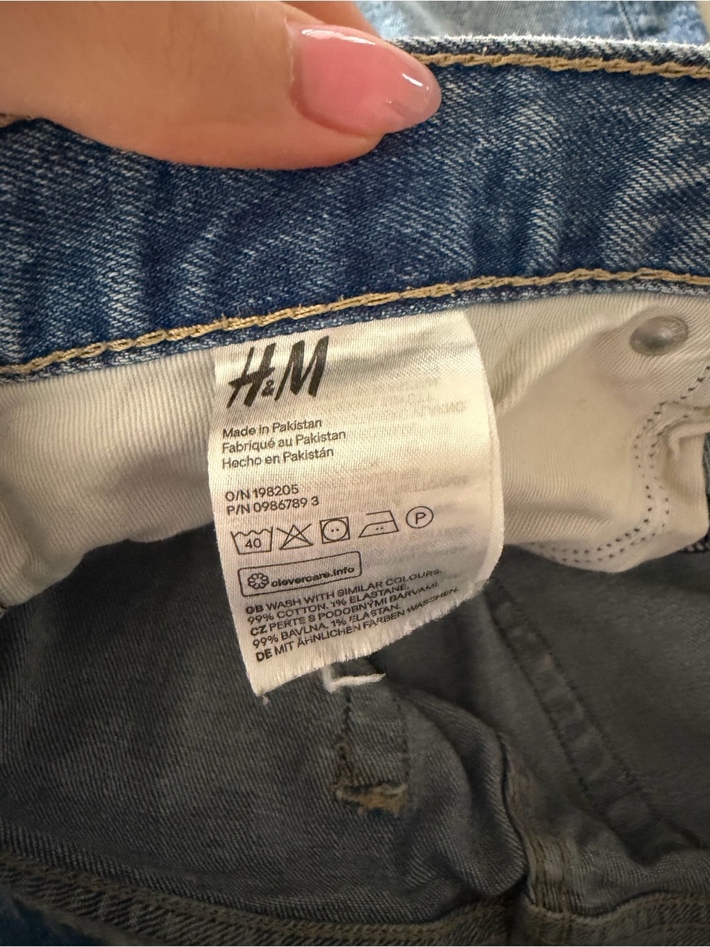 H&M &DENIM Men’s Slim Fit Denim Shorts | Size 32 | Light Wash - Picture 4 of 4
